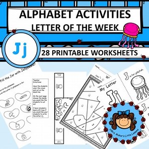 Alphabet Activities: Letter Jj  (Letter of the Week)