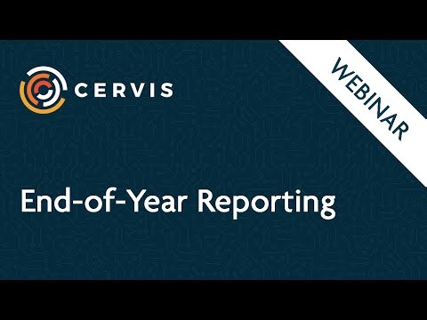 Webinar: End-of-Year Reporting - CERVIS Volunteer Management Software