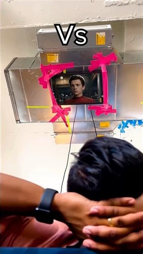 World's smallest 4k headset 😎 #tech #vr #technology #virtualreality #spiderman