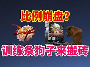 DNF：比例崩盘？那就训练条狗子来搬砖！！！_哔哩哔哩bilibili_DNF