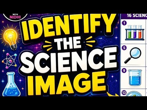 Identify the Science Image🫁🔬💡🔭🧪Science education videos
