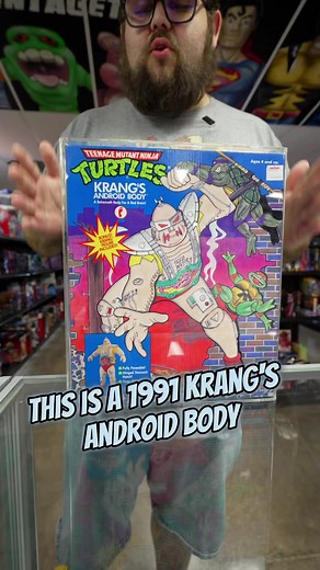 It doesn’t get much cooler than this for TMNT fans! @casgrading 85 on this IN BOX 1991 Krang’s Android Body 🤯 available at @dallasvintagetoys 🤩 We ship world wide! #tmnt #android #krang #teenagemutantninjaturtles | Dallas Vintage Toys