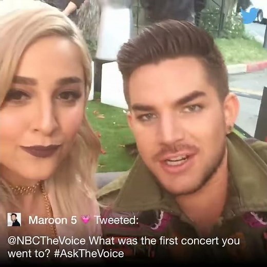 Adam Lambert & Alisan Porter - NBC The Voice #AskTheVoice
