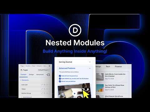 📣 Big Update! Nested Modules For Divi 5