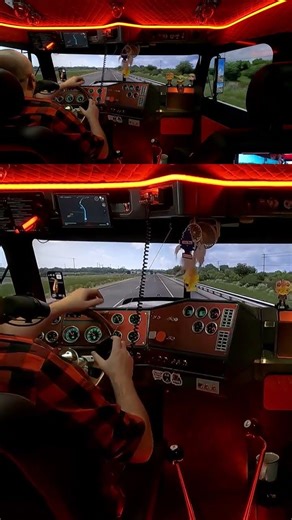 Epic Convoy Dodge in DIY Rig! 🚛💥 ATS Close Call #ats #truckingsims