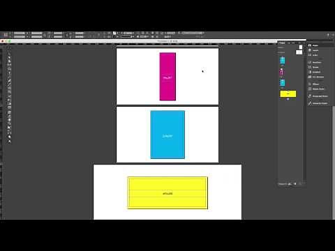 How to create one document with different page sizes tutorial - Indesign CC