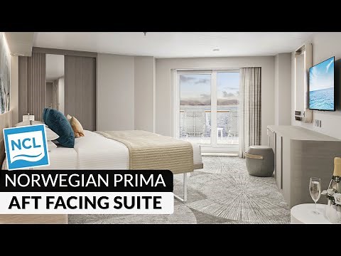 Norwegian Prima | Aft-Facing Suite with Large Balcony Walkthrough Tour & Review 4K | NCL PR1MA