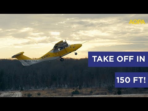 This hybrid-electric powered airplane can take off almost anywhere! - Meet Electra.aero