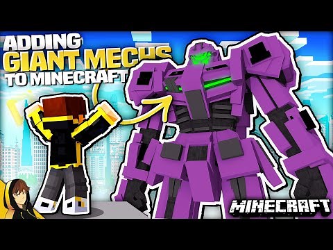 This MOD adds GIANT MECHS / GUNDAM's to MINECRAFT... It's INSANE!
