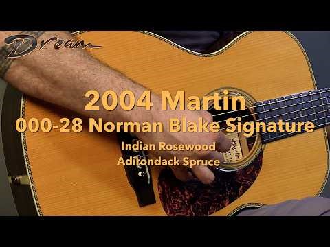 Dream Guitars - 2004 Martin 000-28 Norman Blake Signature, Indian Rosewood & Adirondack Spruce #demo