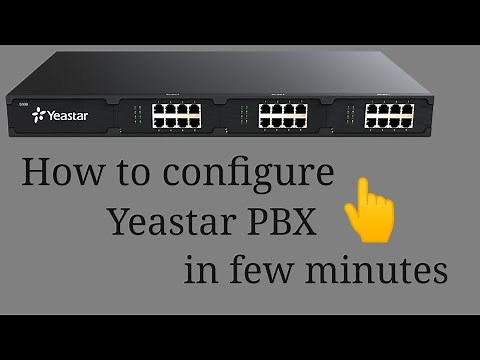 Yeastar PBX setup tutorial - Yeastar PBX SIP trunk configuration - Yeastar inbound & outbound routes