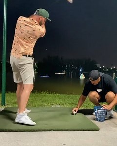 6.5K views · 23 reactions | Would you be brave enough to try this with a friend? (: holein1trickshots) | Herald Sun Sport | Facebook