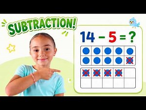 Elementary Math Made Easy ➖ Subtraction Word Problems | Solving with Ten Frames