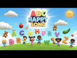 ABC Alphabet Happy Song for Kids I Sing and Dance with Letters #kidssongs #nurseryrhymes #singalong