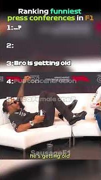 Ranking the Funniest F1 Press Conference Moments 😂🏎️