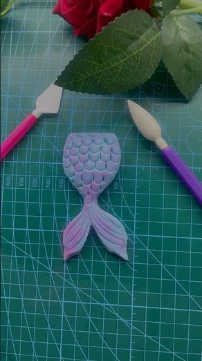 How to make Fondant Mermaid | Fondant Cake Topper | Fish tutorial @fondantcakes9292