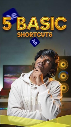 5 Basic AfterEffects Shortcuts In Tamil #aftereffects #editing #tamil #basic #adobeaftereffects