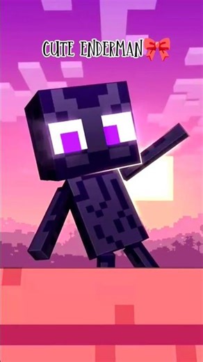 cute enderman🎀 find steve😈 #minecraft #fyp #viral #shorts #funny