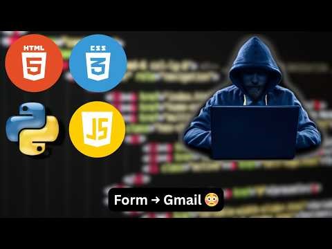 HTML Form That Sends Email Using JavaScript & Python (Step-by-Step Tutorial)