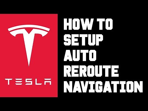 Tesla How To Use Automatic Rerouting Navigation - Tesla Online Routing To Save Time Based on Traffic