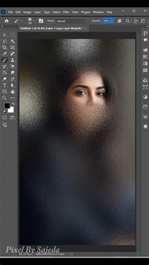 Frosted Glass Effect in Photoshop 🔥 | Easy Glass Blur Tutorial