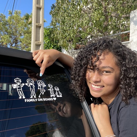 Custom stickers for cars, caravans, mailboxes, laptops, doors, fridges, mobiles etc.