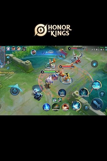 Honor of kings gameplay | Best 5v5 moba game 💀 #HonorofKings #HOK