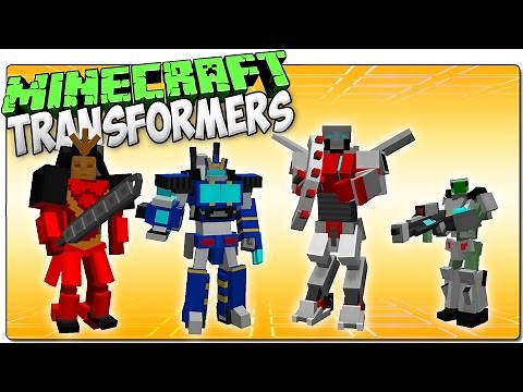 TRANSFORMERS MOD RENOVADO | Minecraft mod de transformaciones en robot | MOD REVIEW 1.7.10 ESPAÑOL