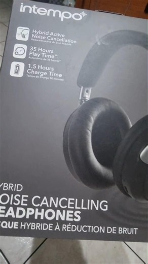 Intempo Noise Canceling Headphones – Wireless Over-Ear Bluetooth Headphones