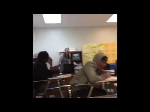 Mad teacher tels students to shut the hell up