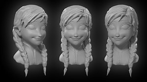 Timelapse: Anna Bust Sculpture