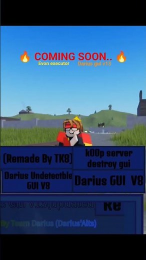 Coming soon.. (Darius gui v13 Roblox exploits k00pkidd gui serverside) {🔥 Evon Executor 🔥} #scripts