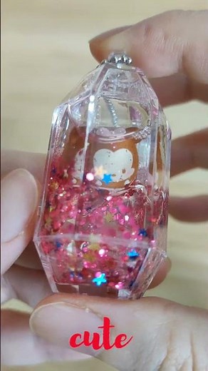 Disney Floating Liquid Key Chain Collection #shorts