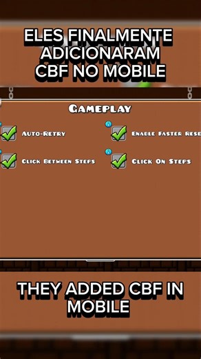 They finally added CBF in mobile! (2.208) #gd #geometrydash
