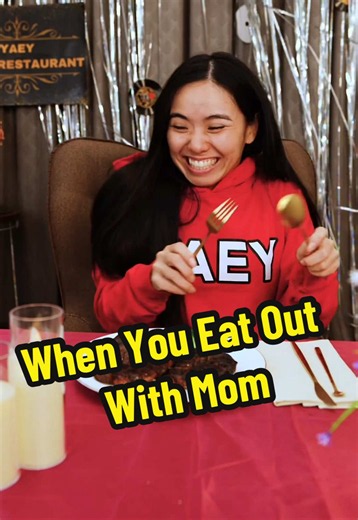 Does your mom do this too? #yaey #mom #free #restaurant #cockroach | mom
