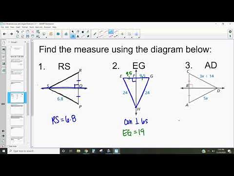 6.2 Perpendicular Bisector Theorem and Converse