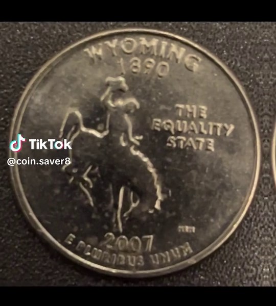 1890-2007 D Wyoming State Quarter US Coin #coinhunting #coinsaver #collection #collectiblecoins #coincollection