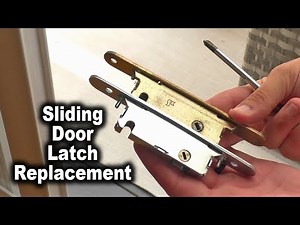 How to Replace a Sliding Door Latch | Mortise Lock