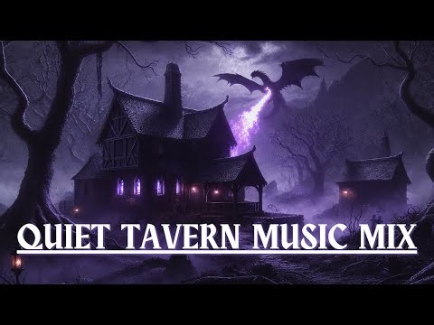 Dark Fantasy Tavern Ambience | Relaxing Background Music for Sleep & Reading