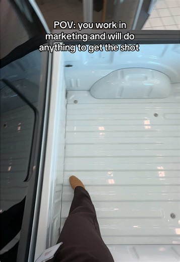 Anything for the content!! Even if it means standing in the tailgate in heels 🤳👠#marketing#videographer#photographer#slay#mills#brainerdlakeschamber#