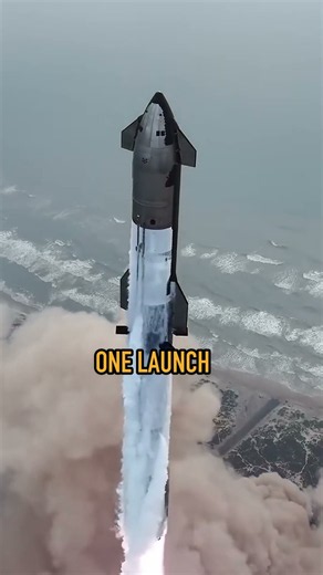One Starship launch carries as much Starlink as 20 Falcon 9s