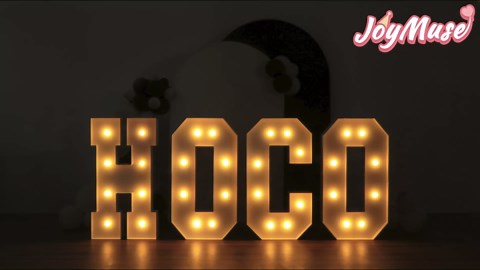 Homecoming Decorations 2026, 3FT HOCO Marquee Letters for HOCO Decorations 2026, Large HOCO Light Up Letters Sign for Homecoming Party Decor Supplies for High School Pack of 4