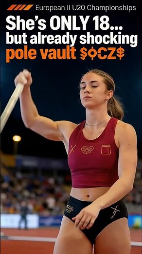🇨🇿 CZECHIA’S SECRET WEAPON 😱 Nicole Krutilová’s 4.10m World U20 Breakthrough #shorts