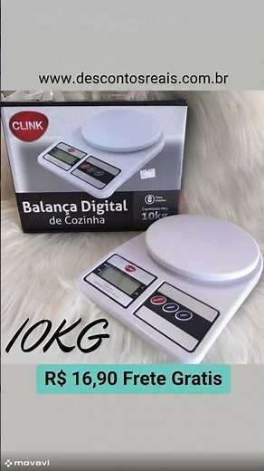 Balança de Precisão Digital Eletrônica Cozinha até 10kg
