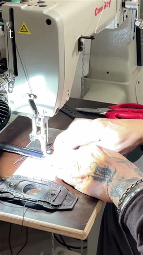 The satisfying process of making an apple watch band #crafts #diy #handmade