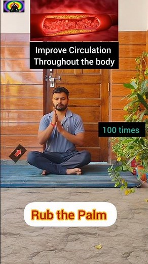 Rub Your Palm Daily for 30 Seconds | Boost Blood Circulation #acupuncture