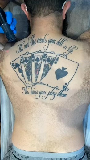 Poker Face and Tattoo Removal: Unveiling Double Exposure Artistry