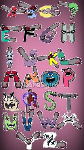 ALPHABET LORE A-Z but CHAINSAWMAN ALPHABET LORE ANIMATION MEME - abcdefghijklmnopqrstuvwxyz
