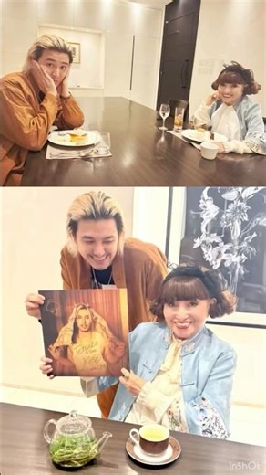 徹子さんの｢楽しかったわ！またね💕」のストーリーへ､風さん「💕💕💕」でお返事‼️ 更に風さんが着用してるのは徹子さんのトットちゃんTシャツ✨ #藤井風 #fujiikaze #shorts