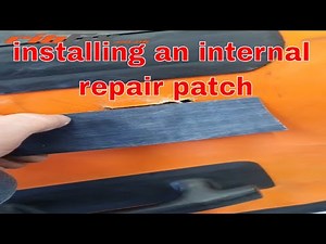 Hypalon rib repair, guide to installing an internal patch on a Humber rib